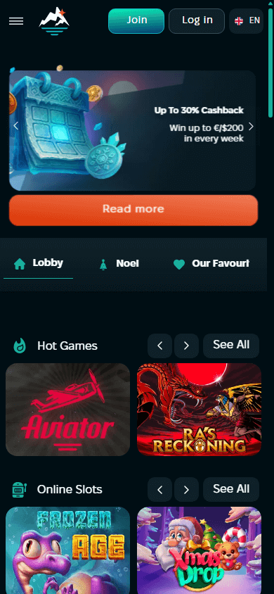 arcticwin_casino_homepage_mobile