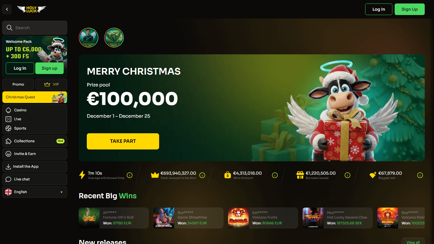 holy_luck_casino_homepage_desktop