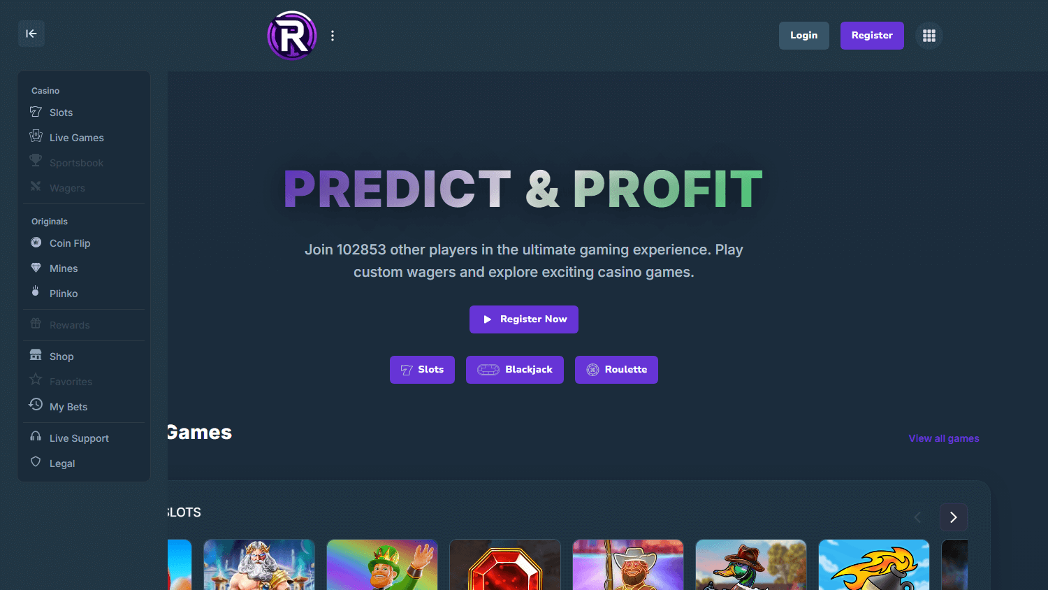 rivox_casino_homepage_desktop