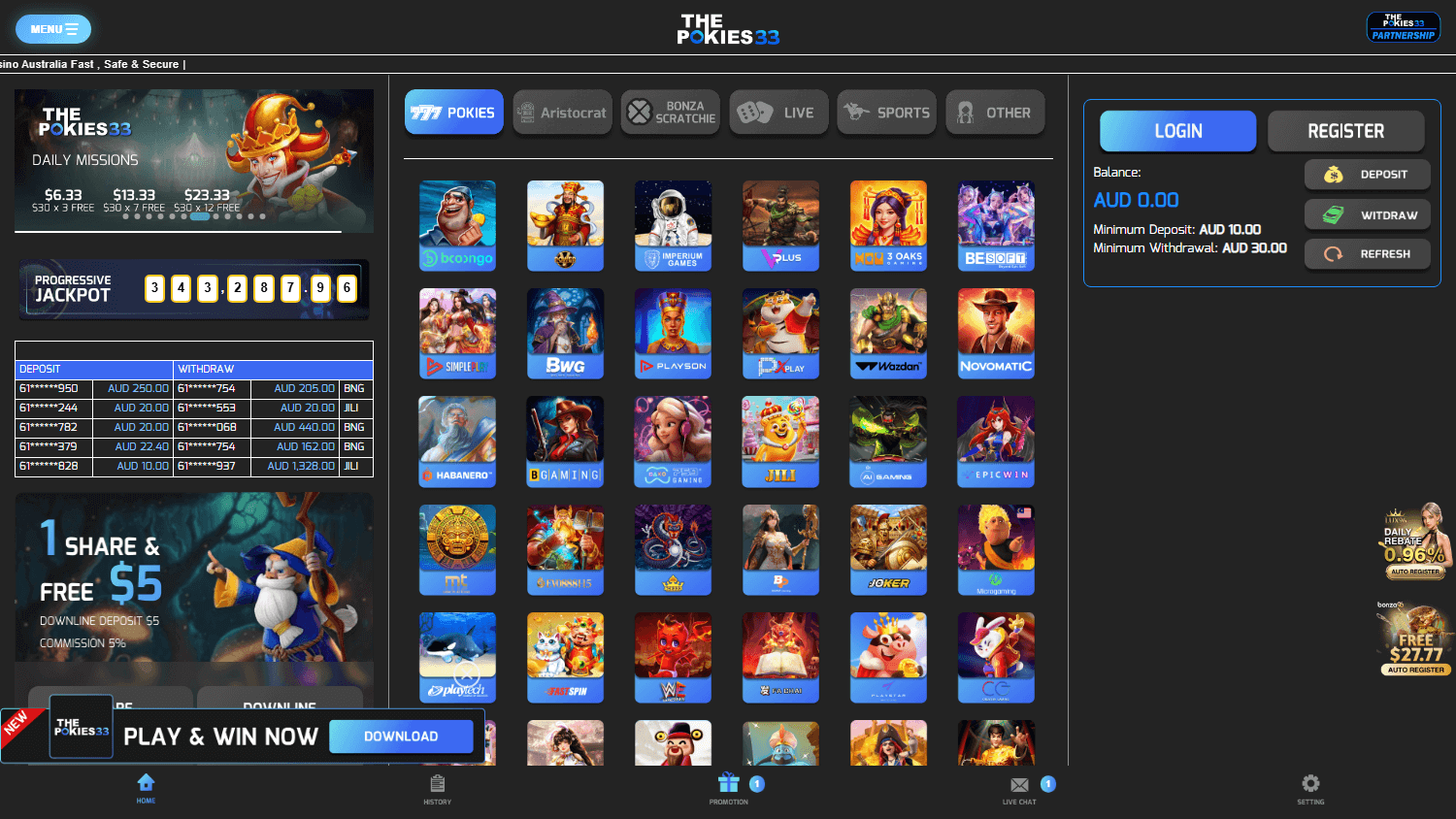 thepokies33_casino_game_gallery_desktop