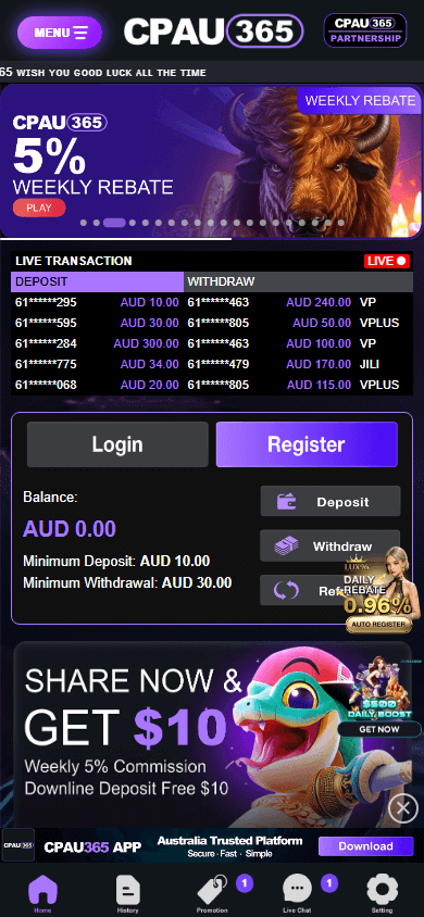 cpau365_casino_homepage_mobile