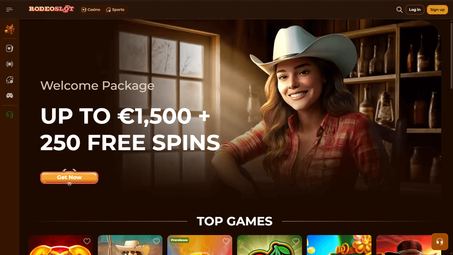 rodeoslot_casino_homepage_desktop