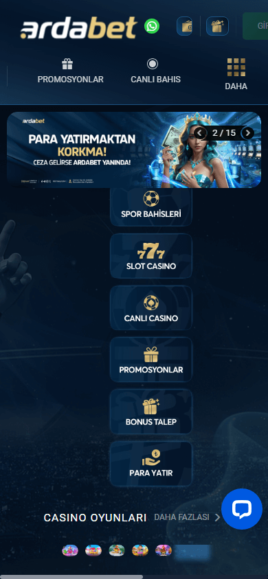 ardabet_casino_homepage_mobile