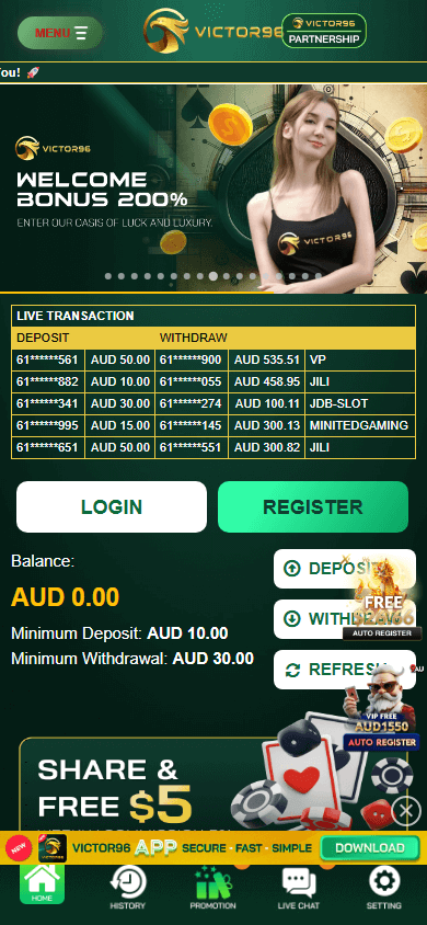 victor96_casino_homepage_mobile