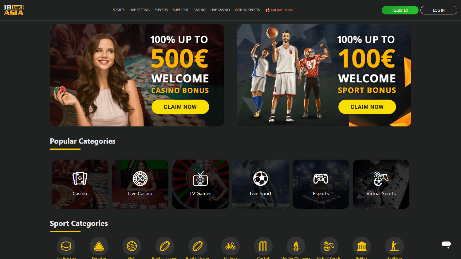 18betasia_casino_homepage_desktop