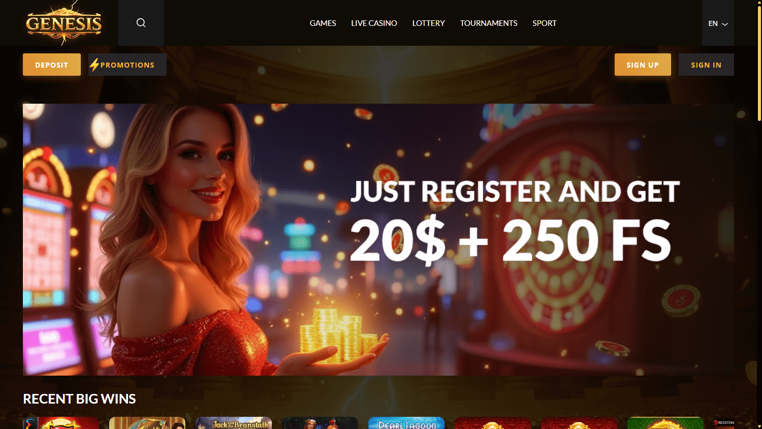 genesisgame_casino_homepage_desktop