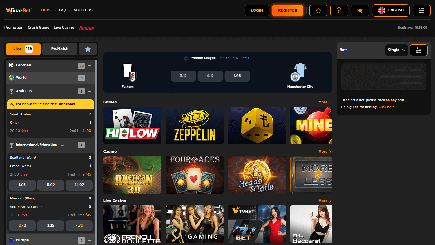 winazbet_casino_homepage_desktop