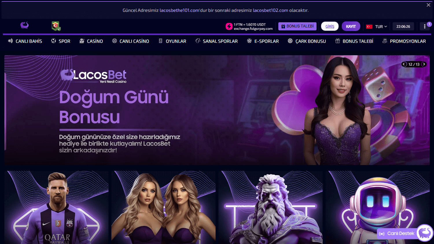 lacosbet_casino_homepage_desktop