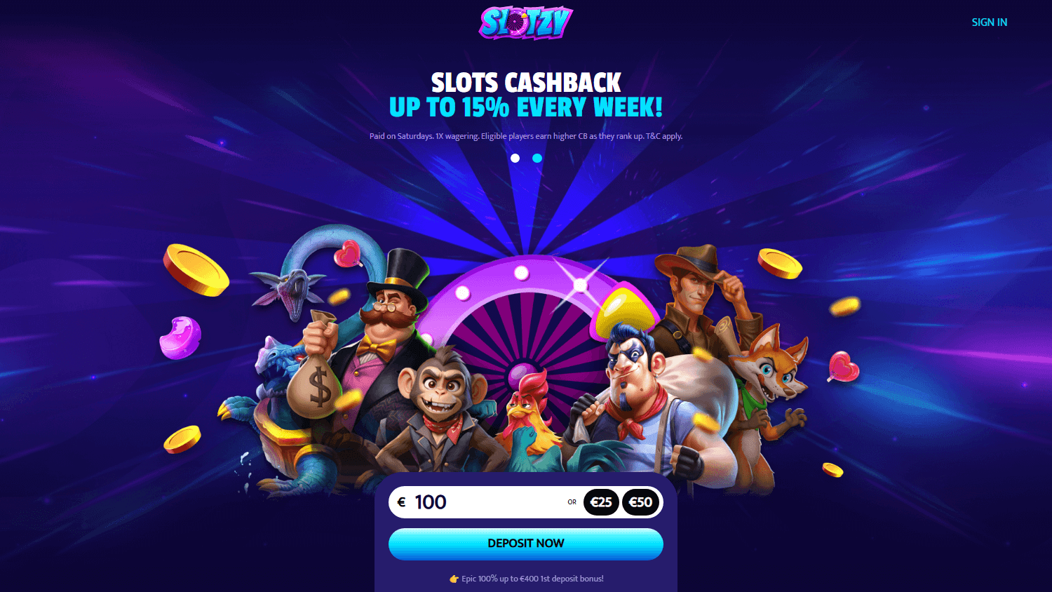 slotzy_casino_homepage_desktop