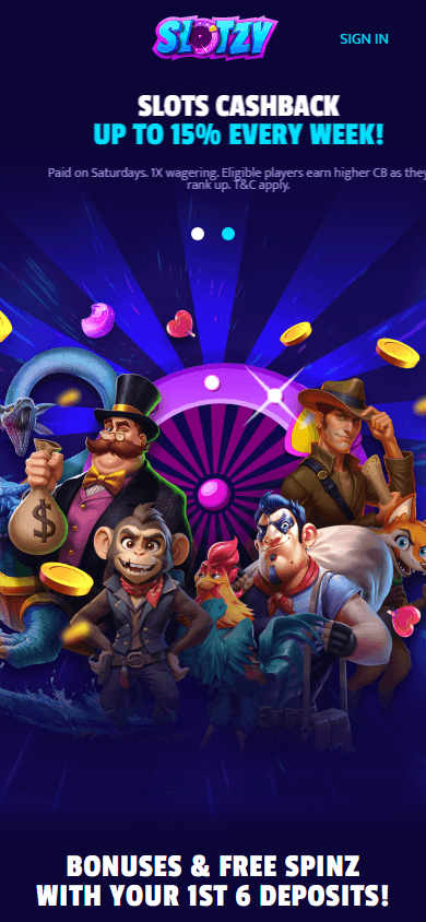 slotzy_casino_homepage_mobile