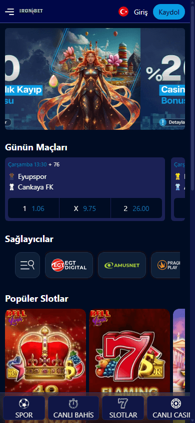 ironbet_casino_homepage_mobile