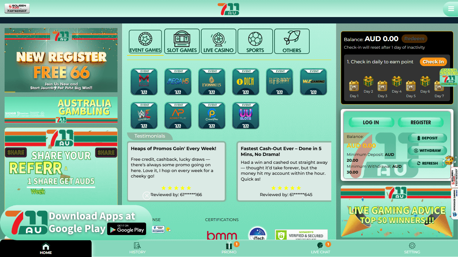 711au_casino_homepage_desktop