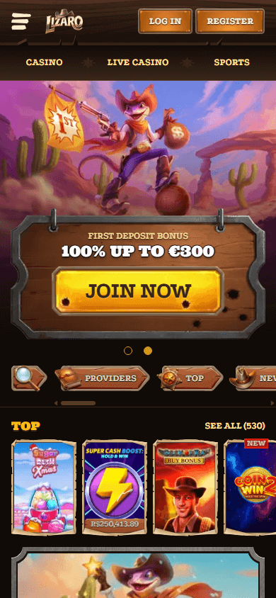 lizaro_casino_homepage_mobile