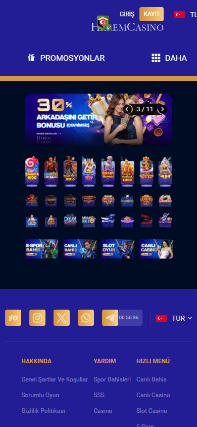 harem_casino_homepage_mobile