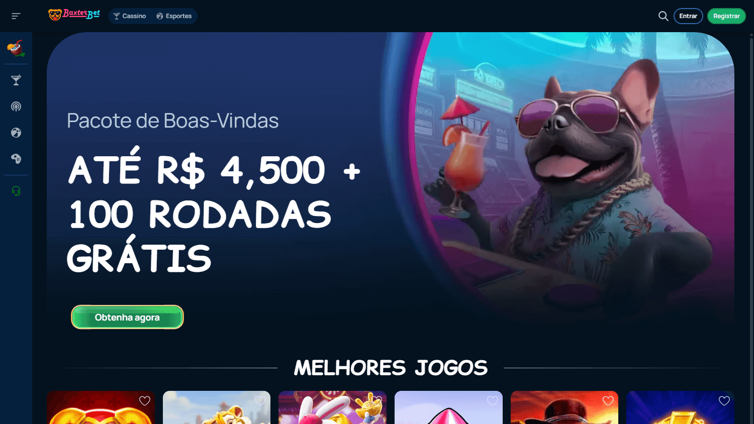 baxterbet_casino_homepage_desktop