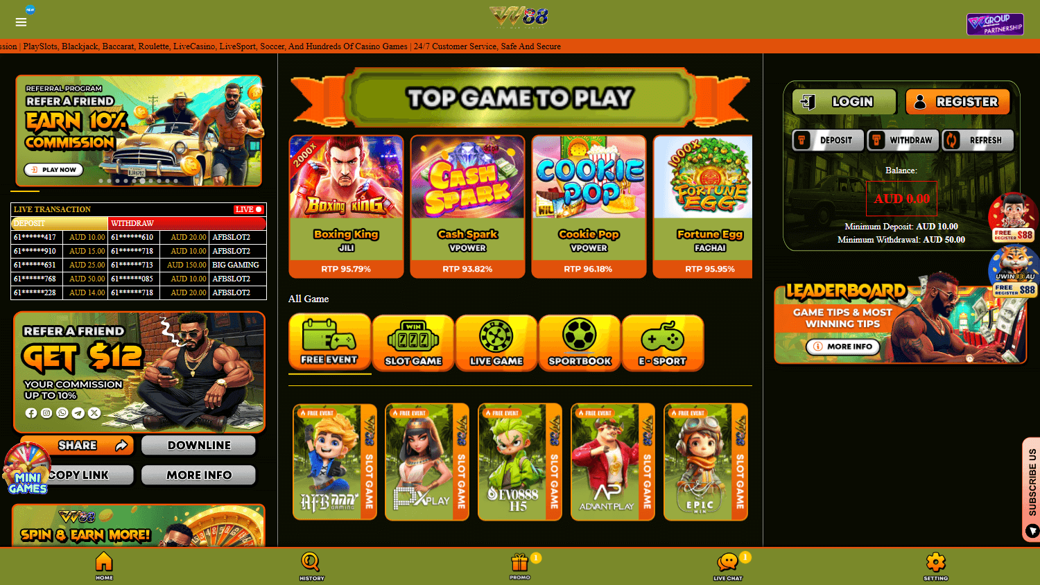 vv88_aud_casino_homepage_desktop