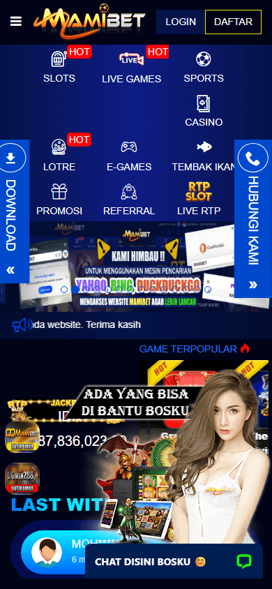 mamibet_casino_homepage_mobile