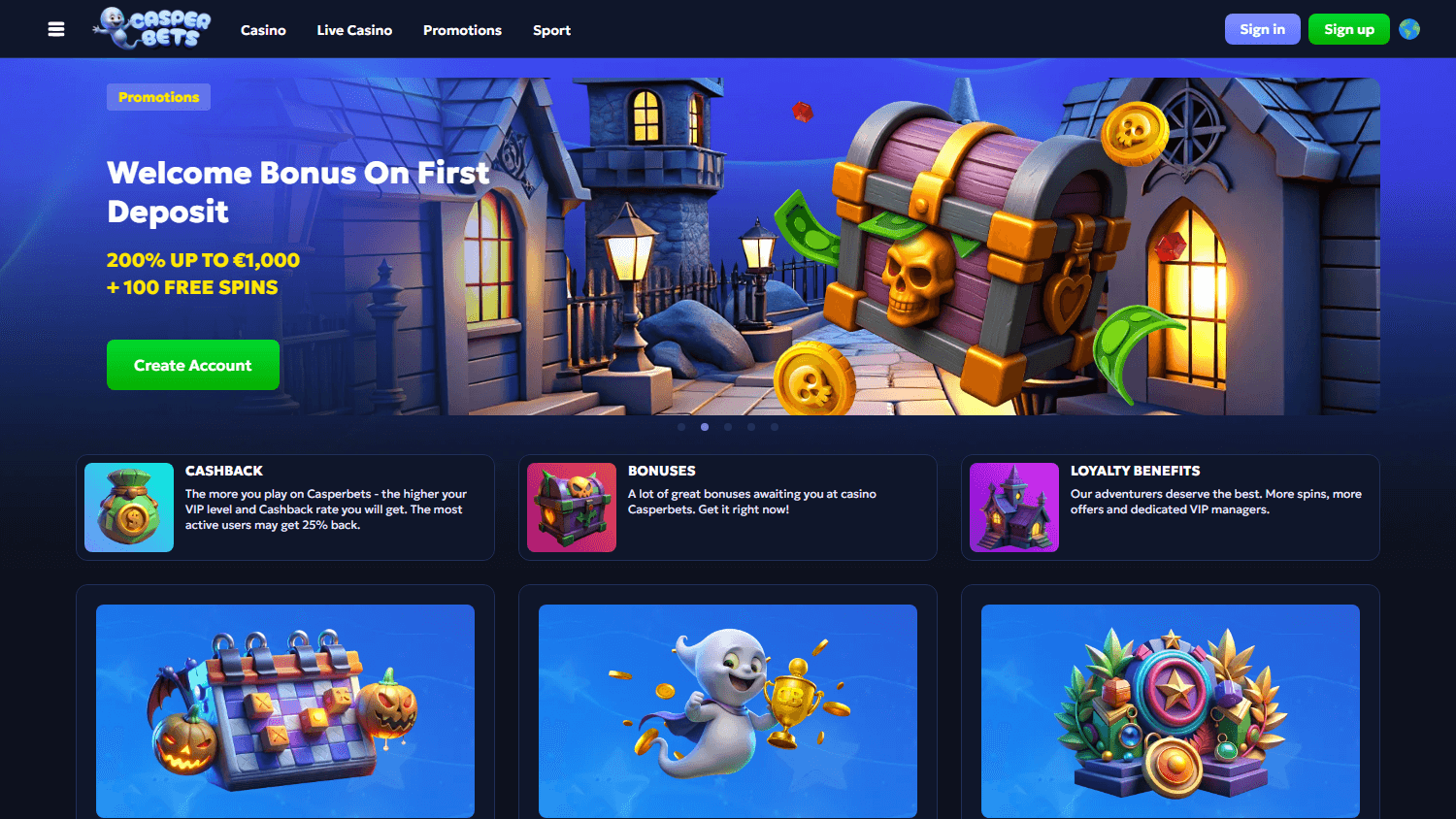 casper_bets_casino_homepage_desktop