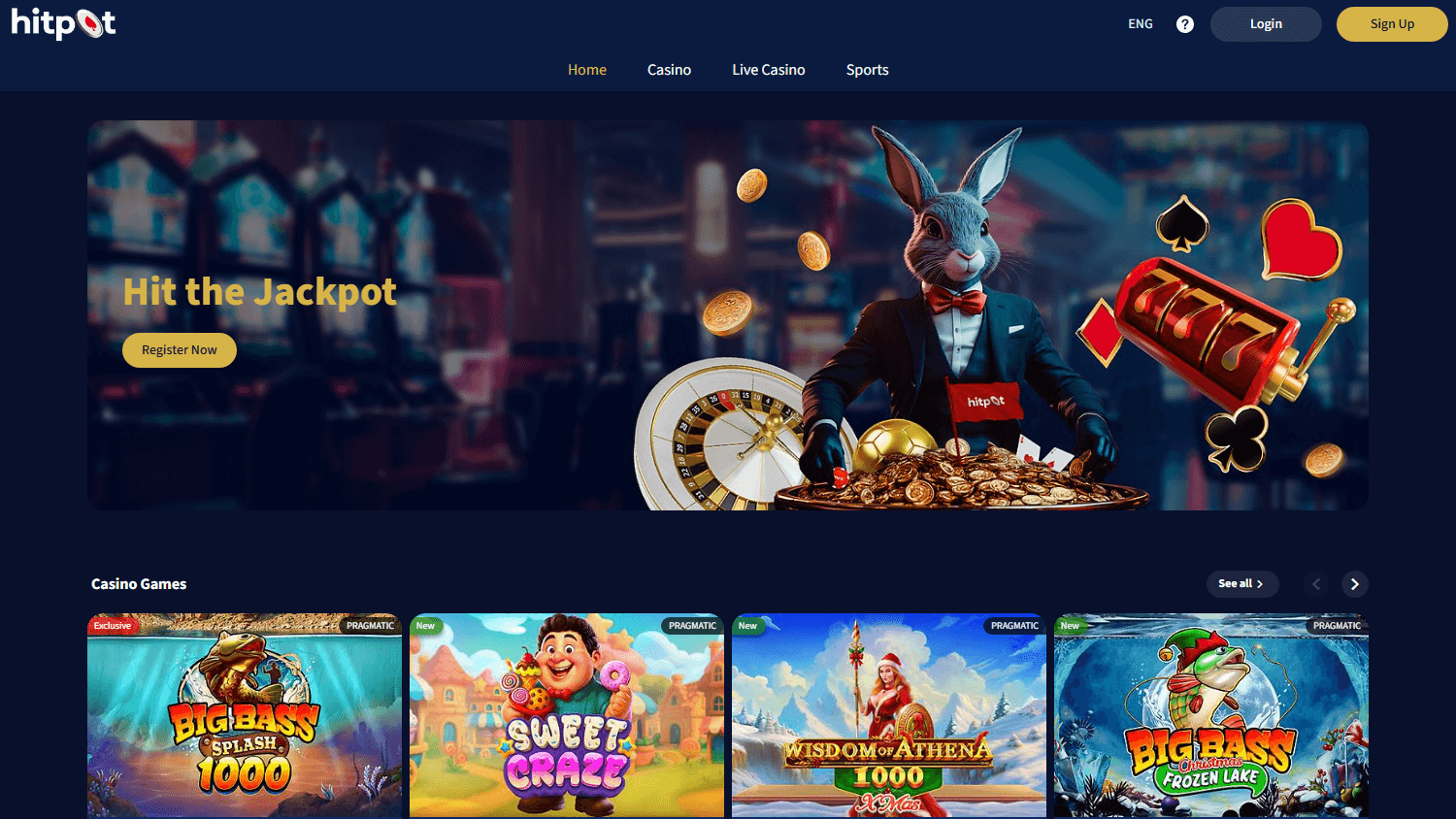 hitpot_casino_homepage_desktop