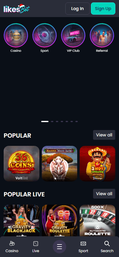 likes.bet_casino_homepage_mobile