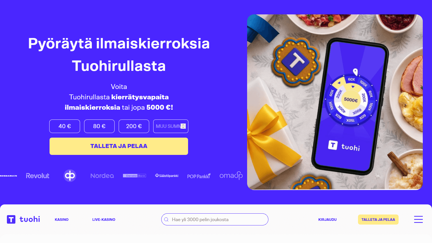tuohi_casino_homepage_desktop