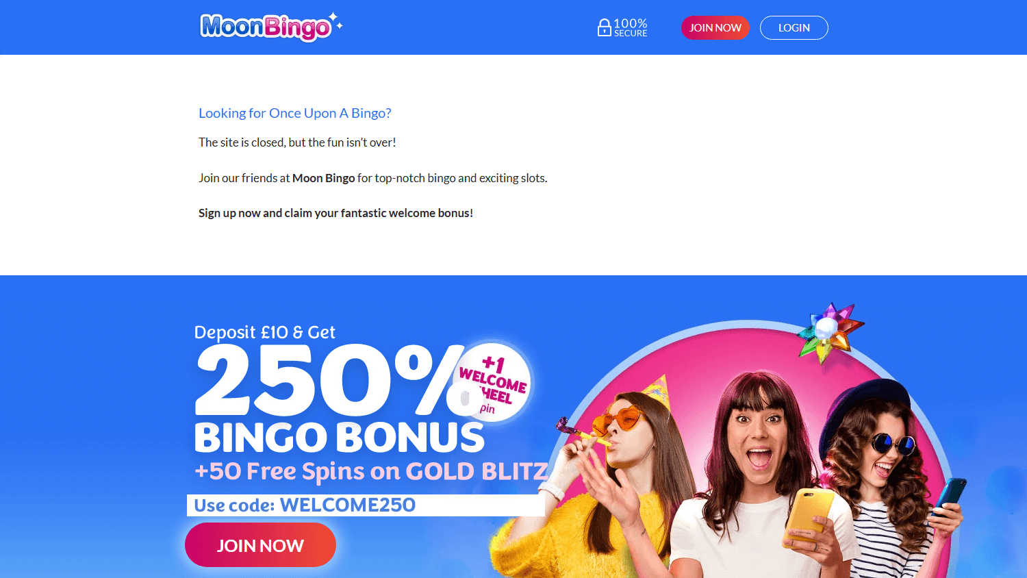 once_upon_a_bingo_casino_homepage_desktop