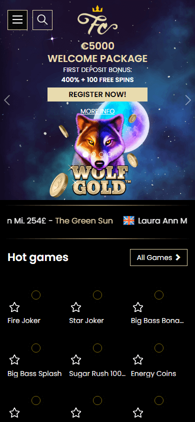 four_crowns_casino_homepage_mobile