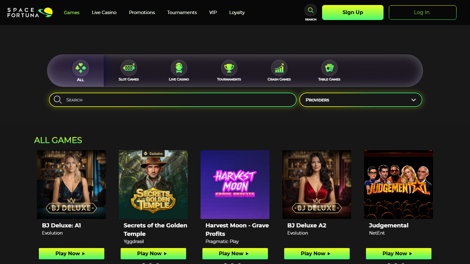 SpaceFortuna_Casino_game_gallery_desktop