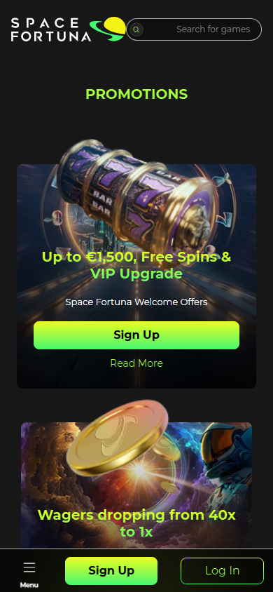 SpaceFortuna_Casino_promotions_mobile