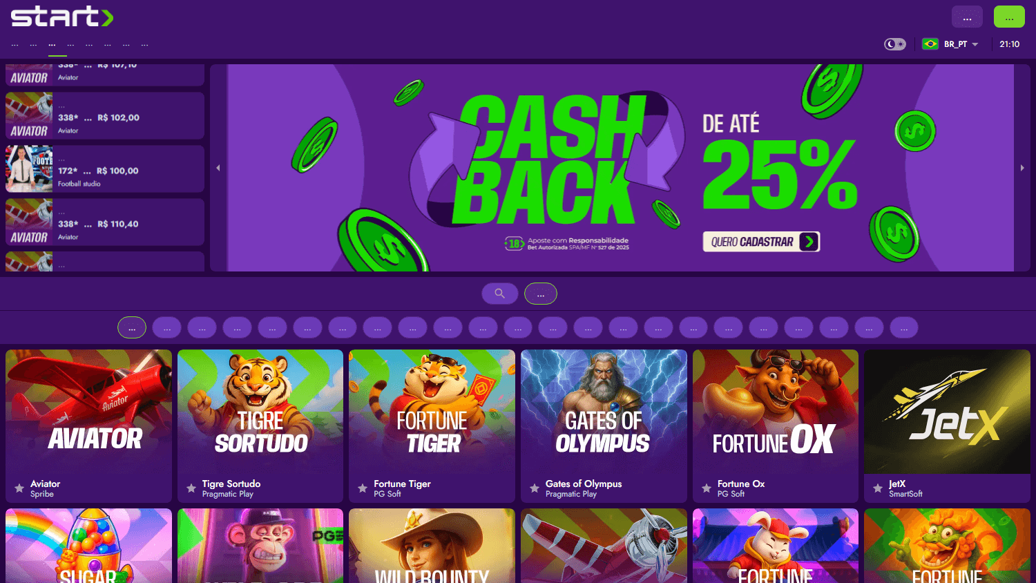 startbet_casino_homepage_desktop