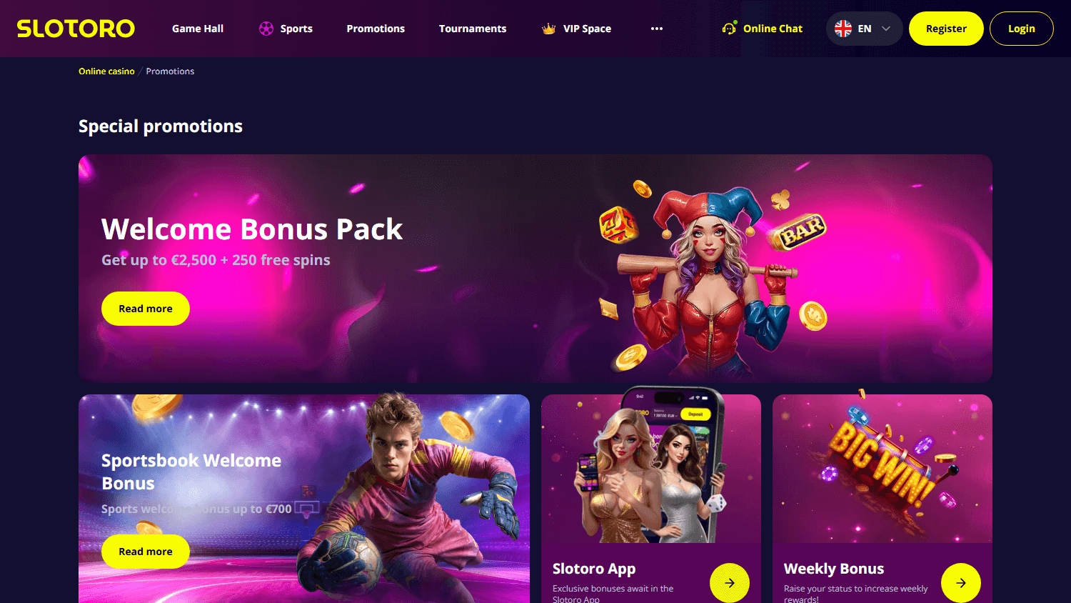 juhtiv Slotoro Casino liitumisboonus reklaam riigis Estonia