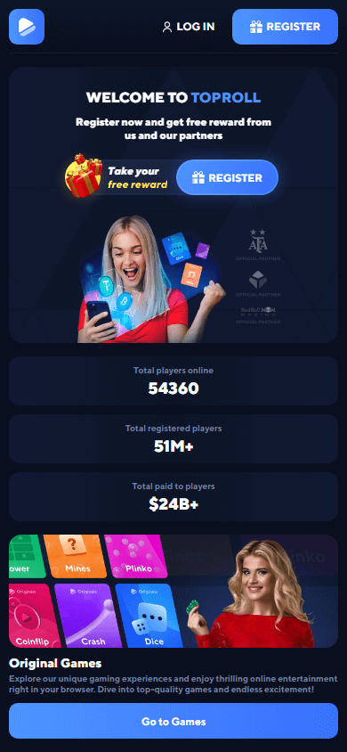 toproll_casino_homepage_mobile