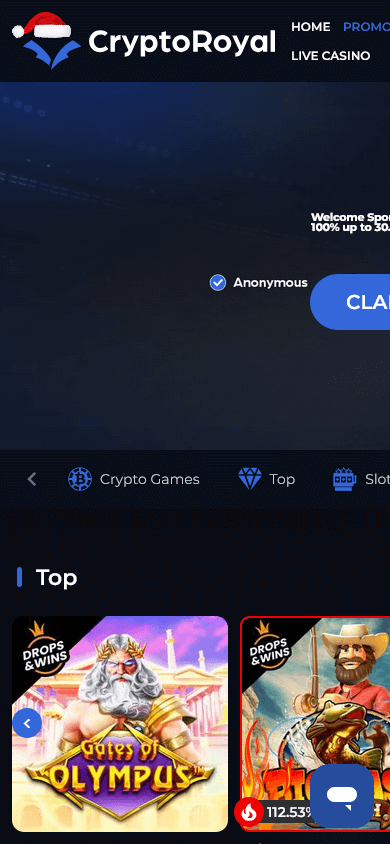 cryptoroyal_casino_homepage_mobile