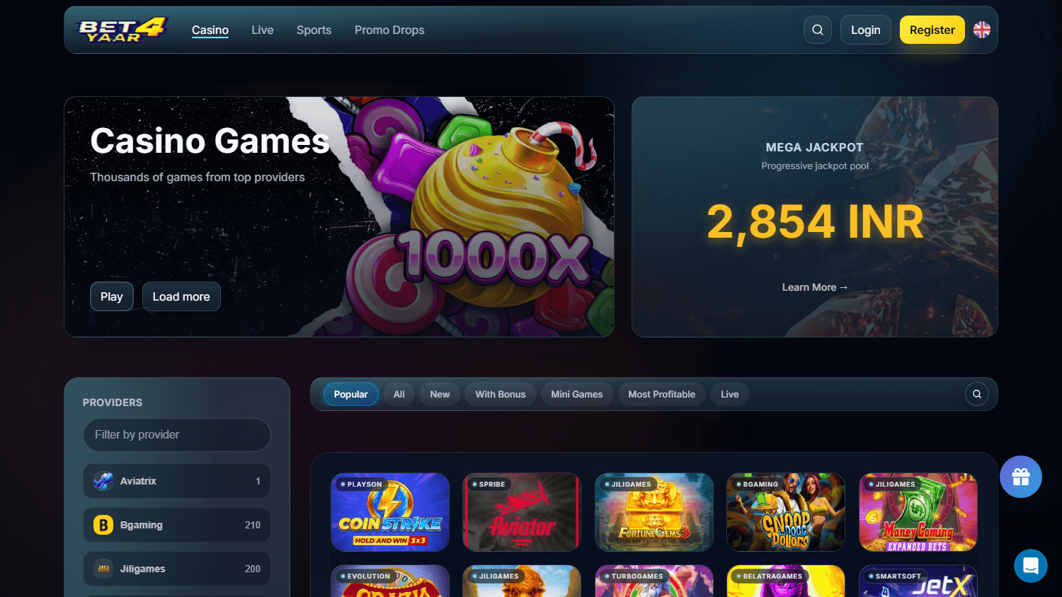 bet4yaar_casino_game_gallery_desktop