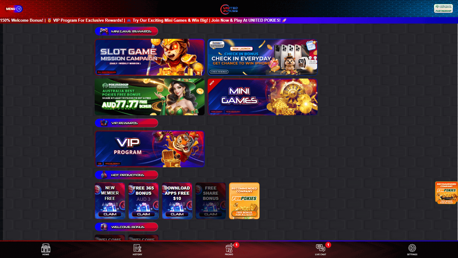 united_pokies_casino_promotions_desktop