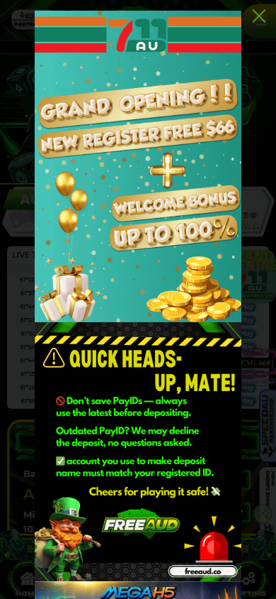 freeaud_casino_homepage_mobile