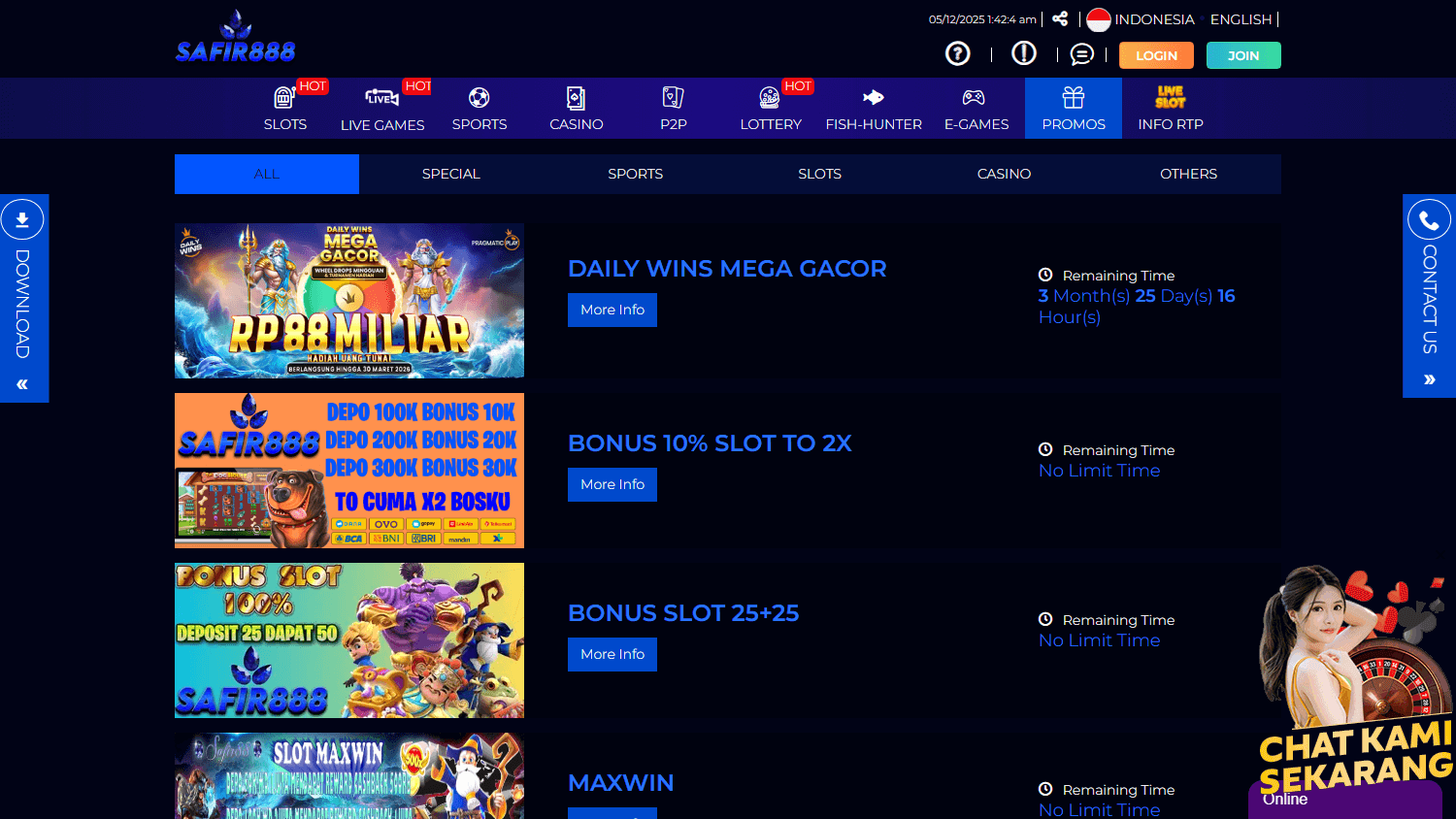 safir888_casino_promotions_desktop