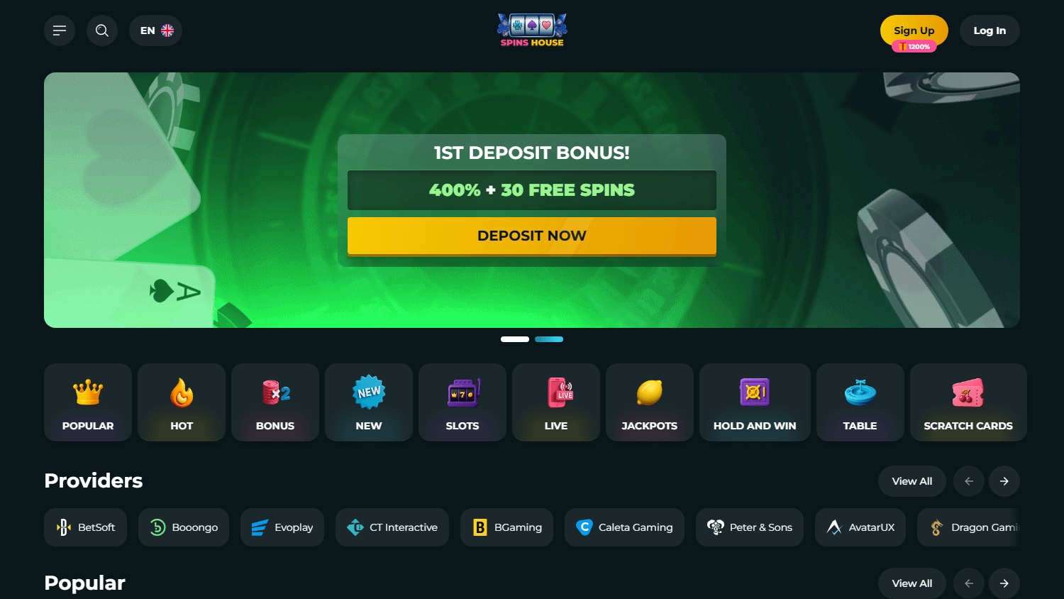 spins_house_casino_homepage_desktop