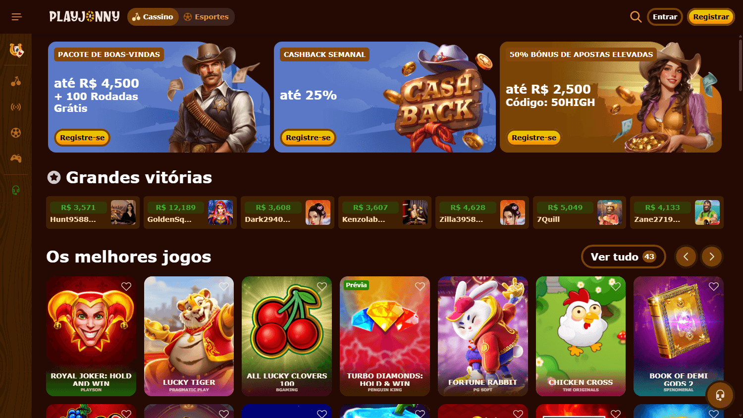 playjonny_casino_homepage_desktop