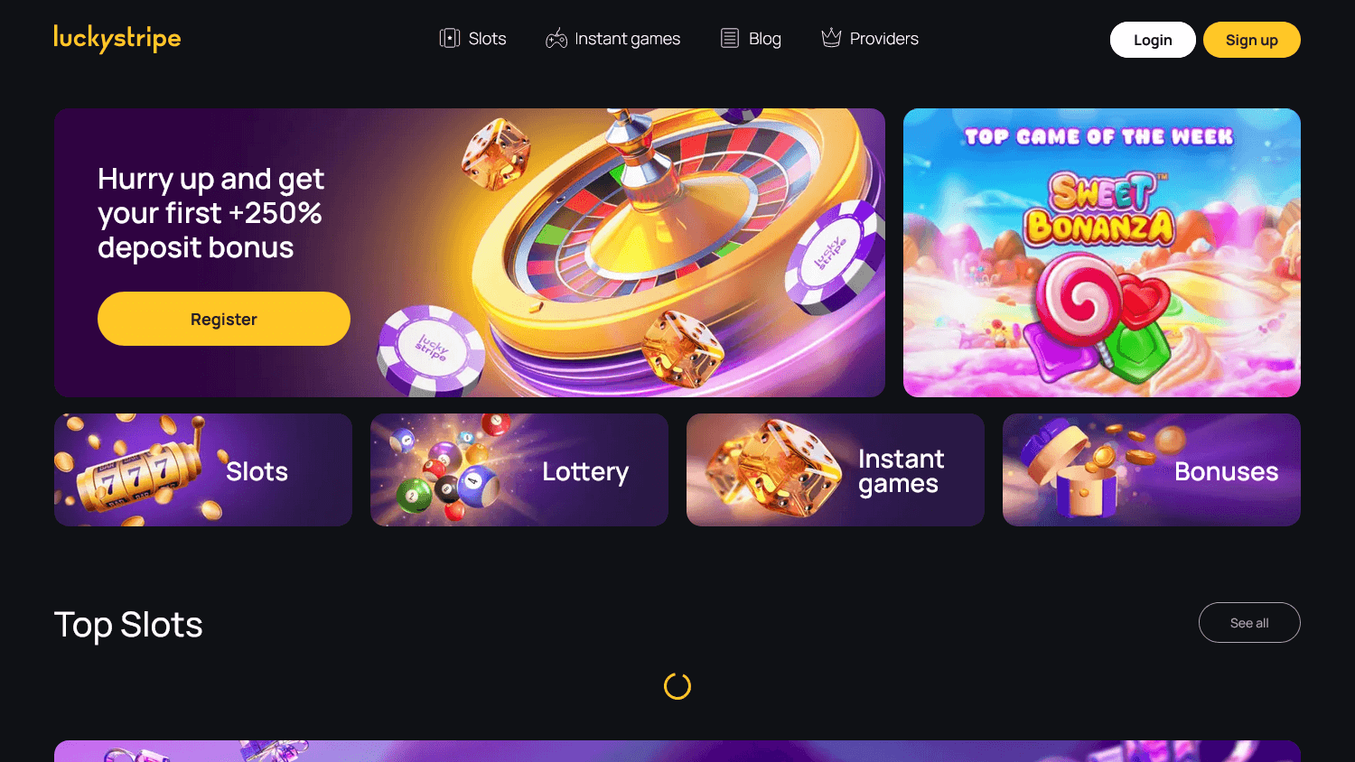 lucky_stripe_casino_homepage_desktop