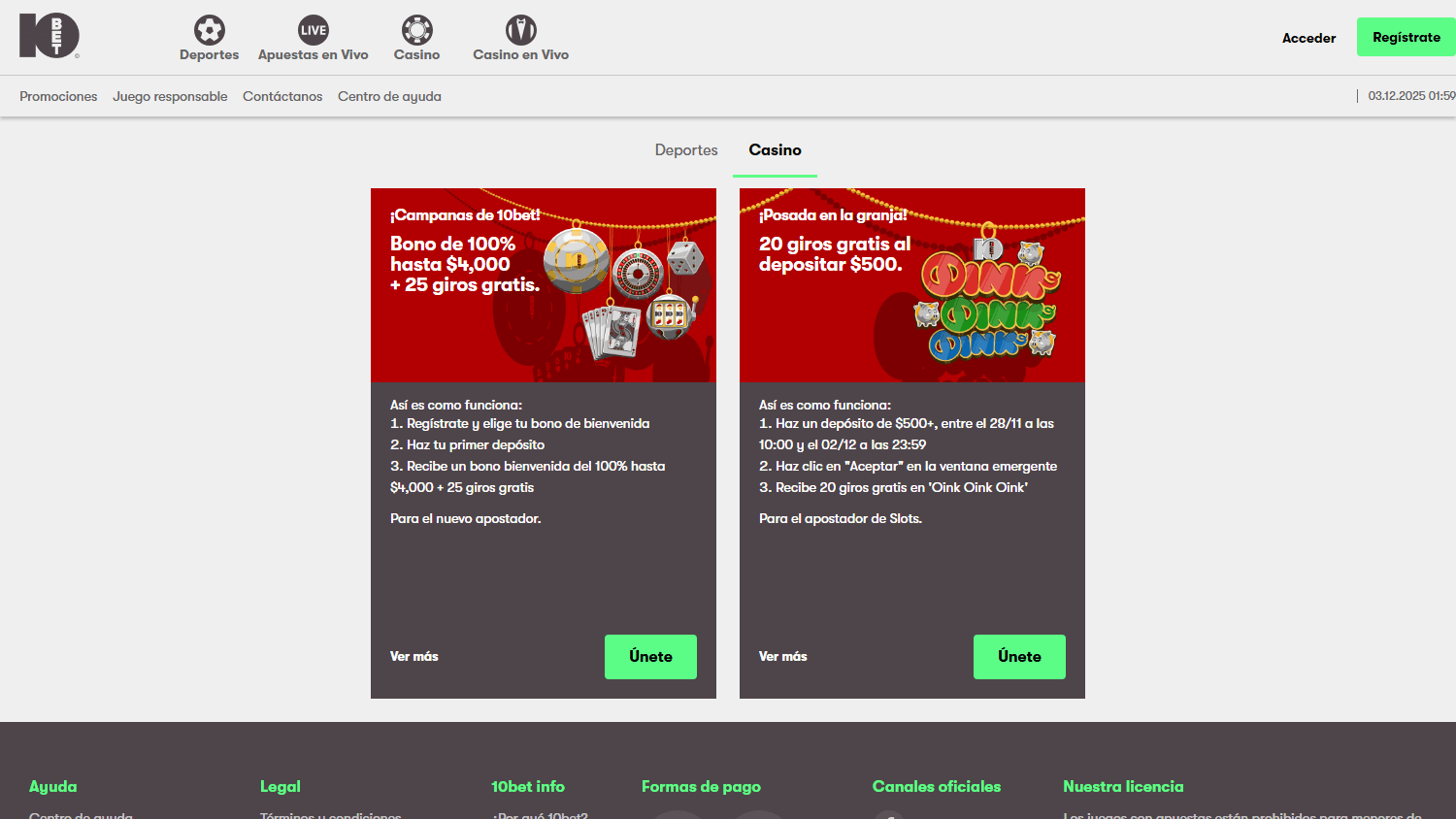 10bet_casino_mx_promotions_desktop