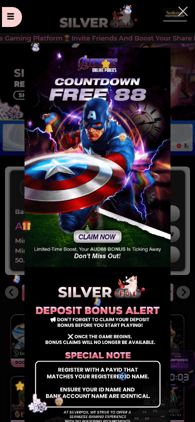 silverfox_casino_homepage_mobile
