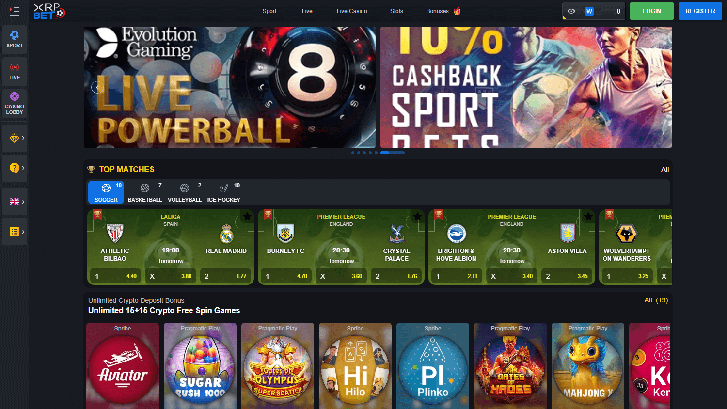 xrp_bet_casino_homepage_desktop