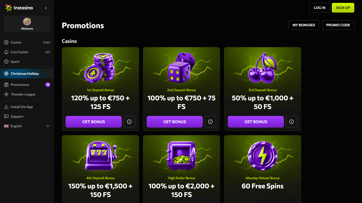 instasino_casino_promotions_desktop