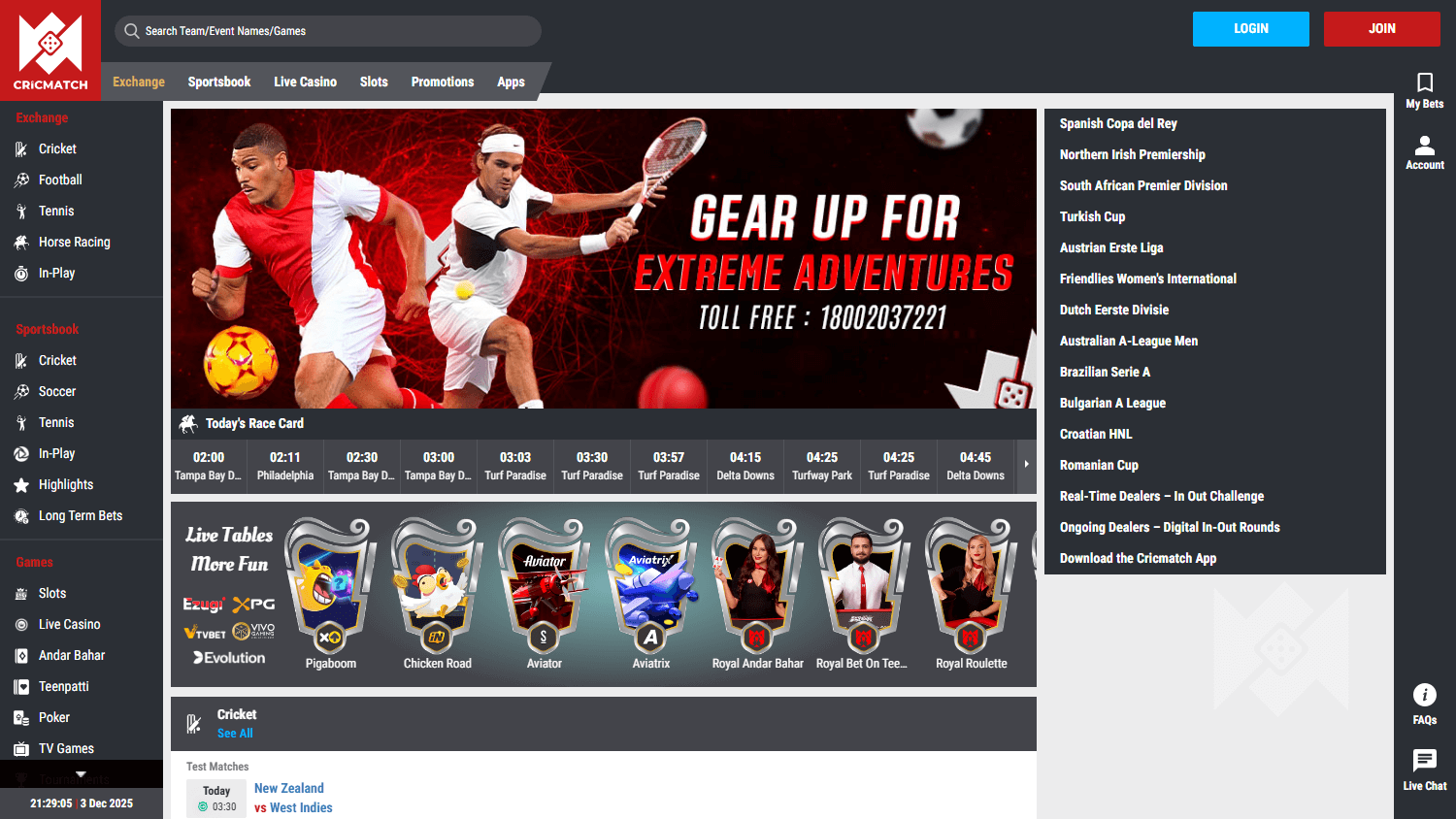 cricmatch_casino_homepage_desktop