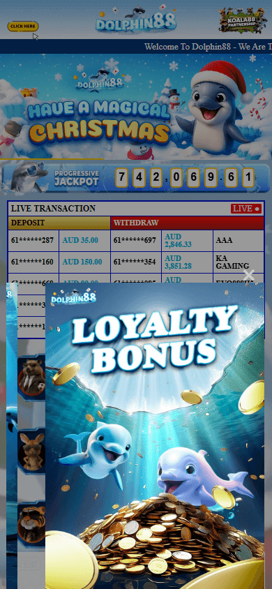 dolphin88_casino_homepage_mobile
