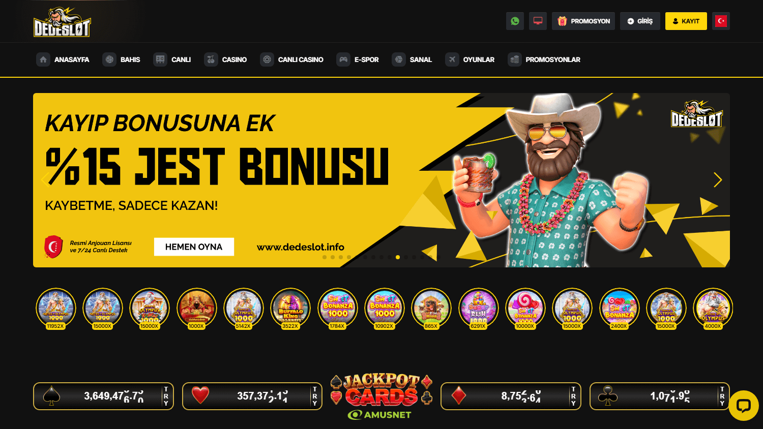 dedeslot_casino_homepage_desktop