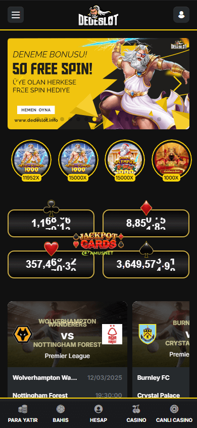 dedeslot_casino_homepage_mobile