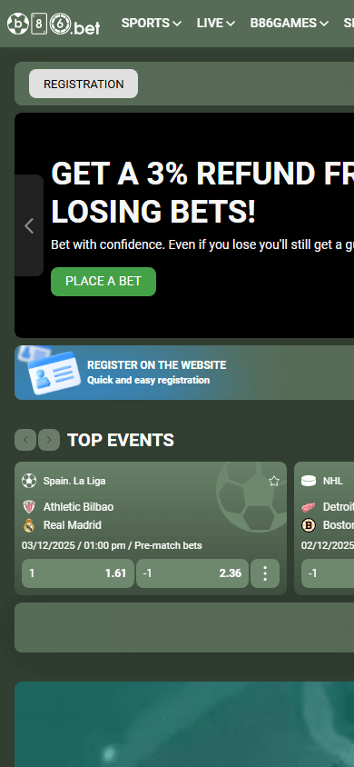 b86_bet_casino_homepage_mobile