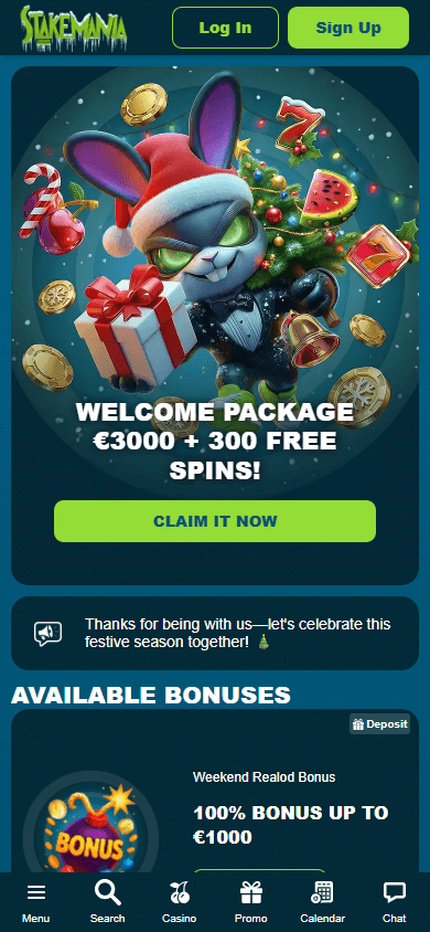 StakeMania_Casino_promotions_mobile